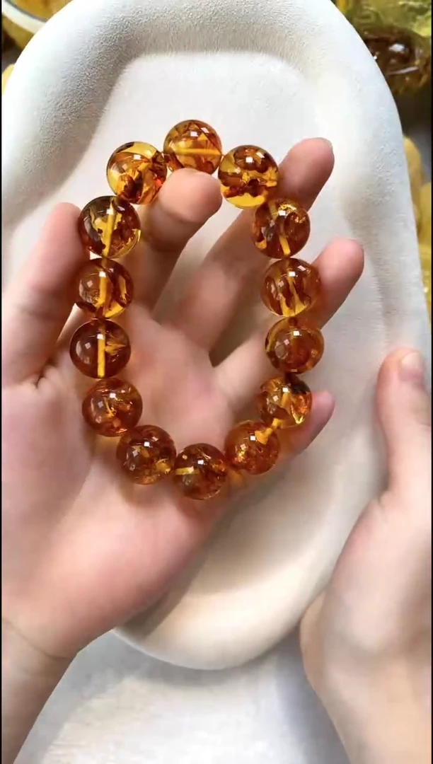 手链琥珀未镶嵌手串