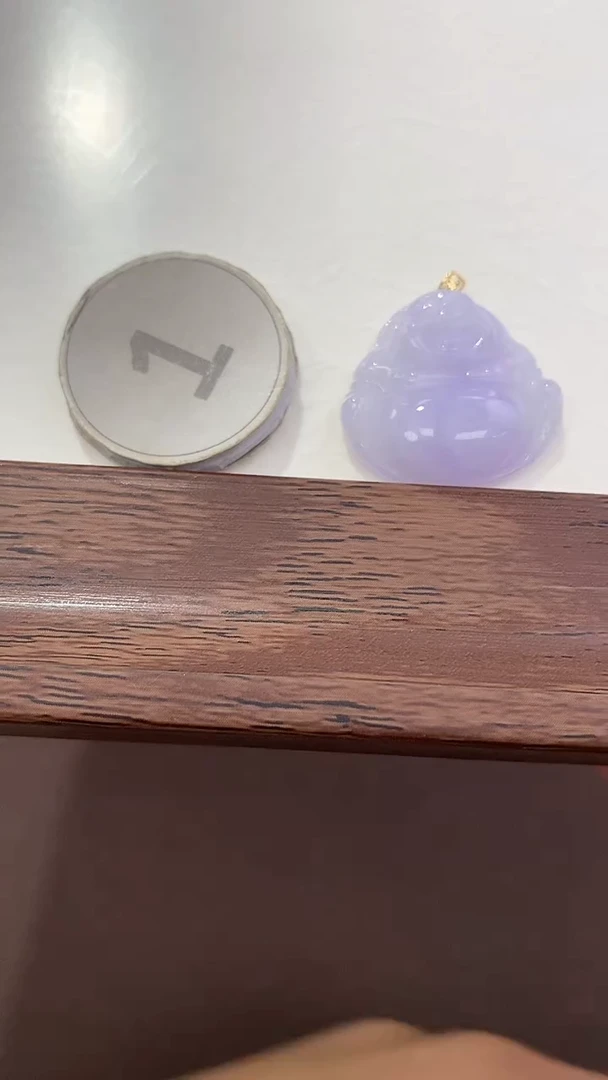 颈饰18K金镶嵌翡翠天然缅甸a货翡翠(多样性发其一