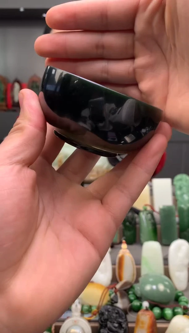【闪购商品】和田玉把件未镶嵌茶碗（多样性发货）