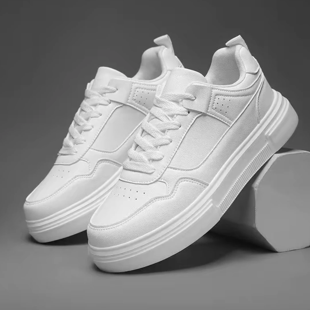 时尚潮流板鞋 小白鞋 纯白纯黑小麦色 男女同款