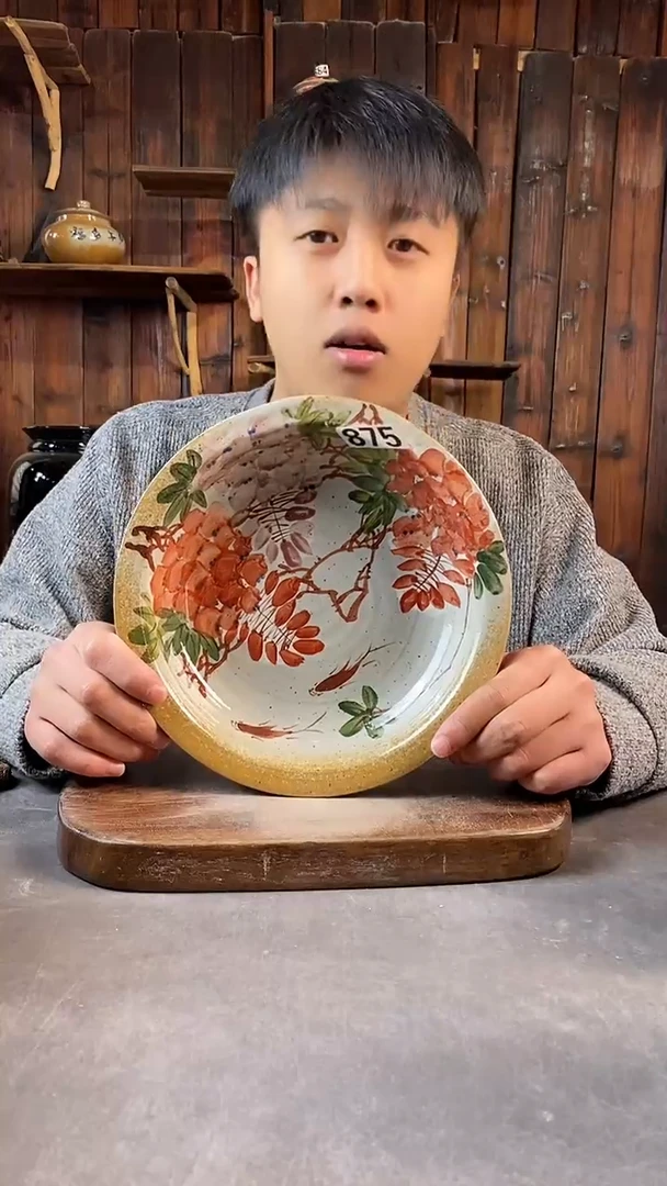 碗875，手工手绘，超值陶瓷