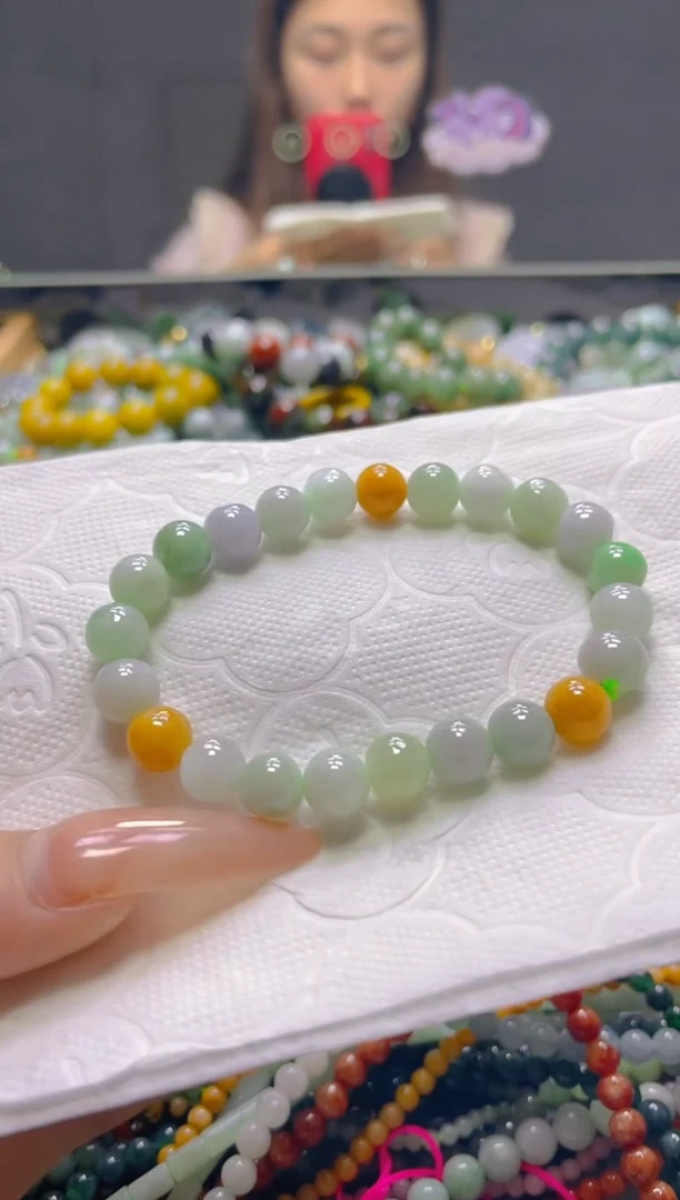 颈饰未镶嵌翡翠8MM