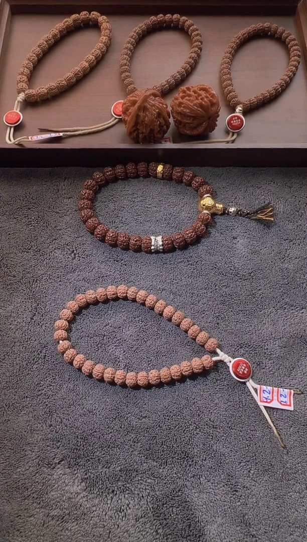 金刚菩提手串挽*老树王单圈超头11mm