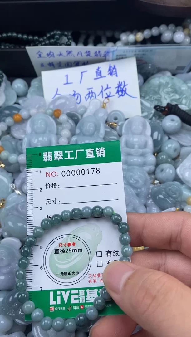 翡翠未镶嵌颈饰天然A货翡翠0178