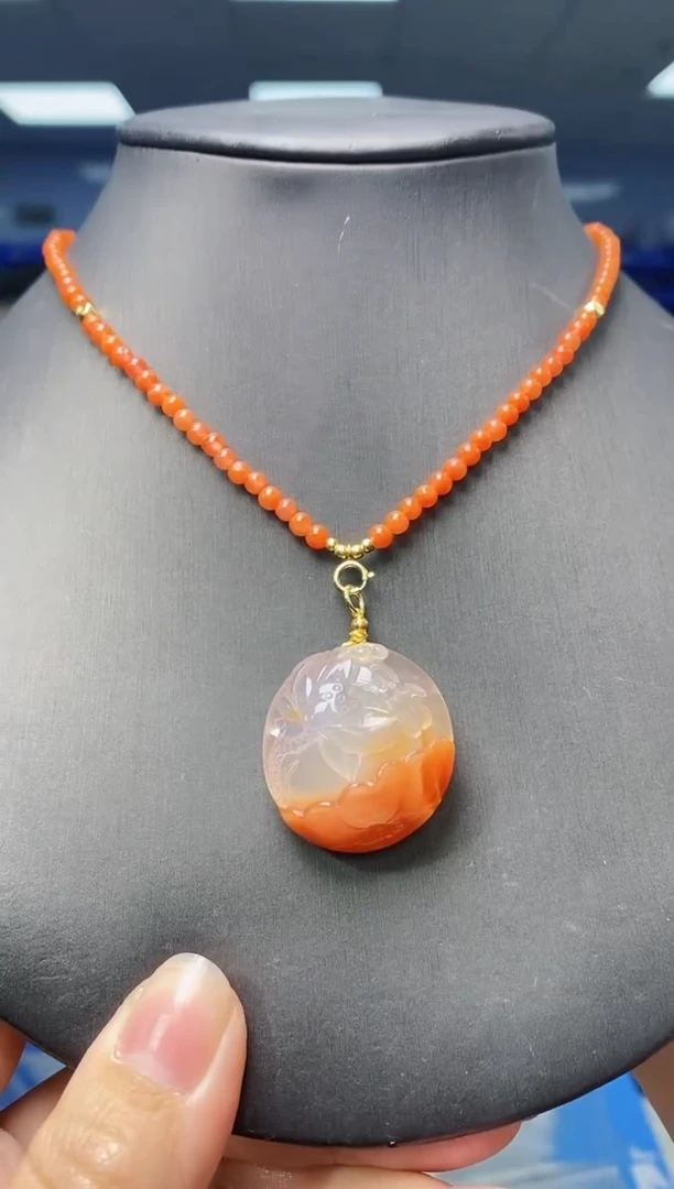 【闪购商品】南红玛瑙颈饰未镶嵌   G12958