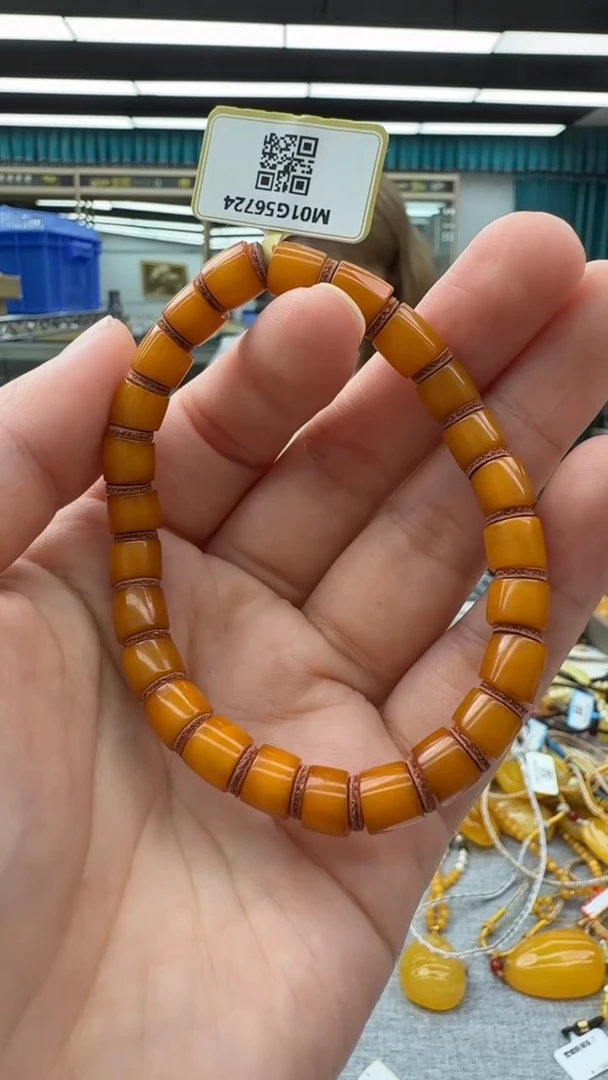 未镶嵌琥珀手链181秒拍号  假一陪三
