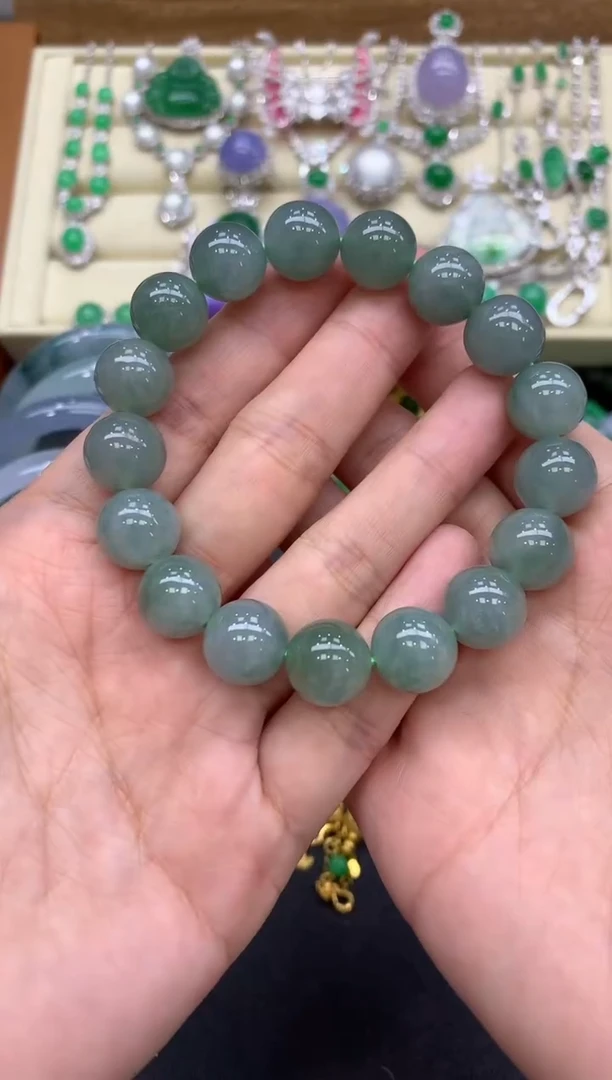 未镶嵌手串翡翠509-中国好珍宝