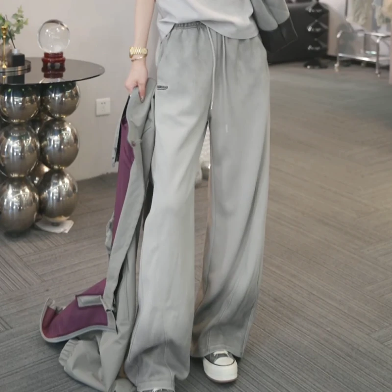 【蛰虫闭户】2025早秋新款时尚休闲百搭渐变休闲裤LK2505615