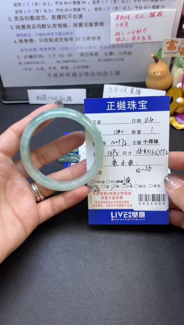 未镶嵌手镯翡翠ZYZB-1021403