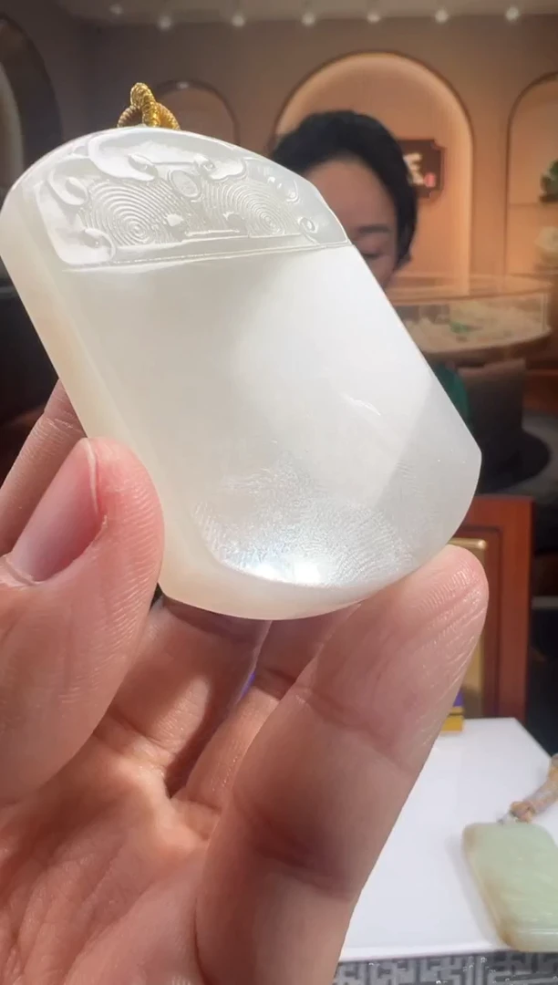 定制和田玉真**人XM吊坠ZL-88