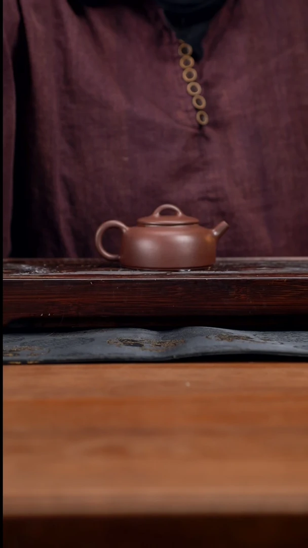 【闪购商品】紫砂茶壶cc黄龙山原矿底槽清半月