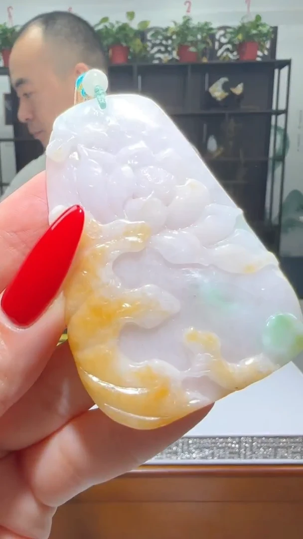 【闪购商品】翡翠颈饰未镶嵌天然翡翠A货吊坠