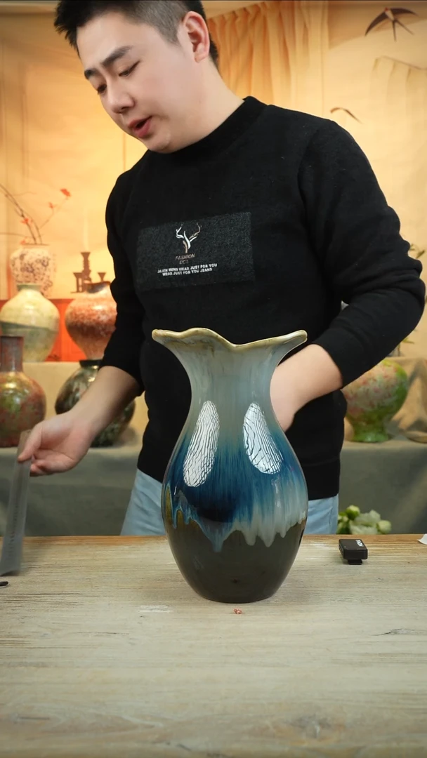 高  29  口  17  花瓶花器