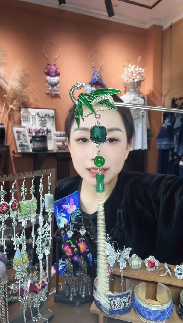 刺绣纯手工民族风发簪