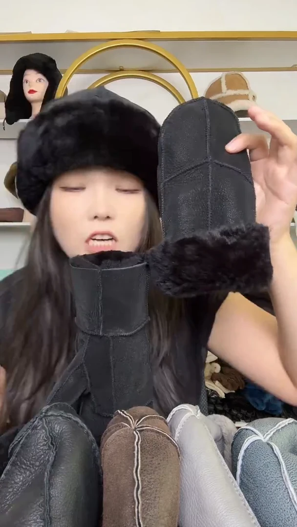 羊皮羊皮加厚大手闷自