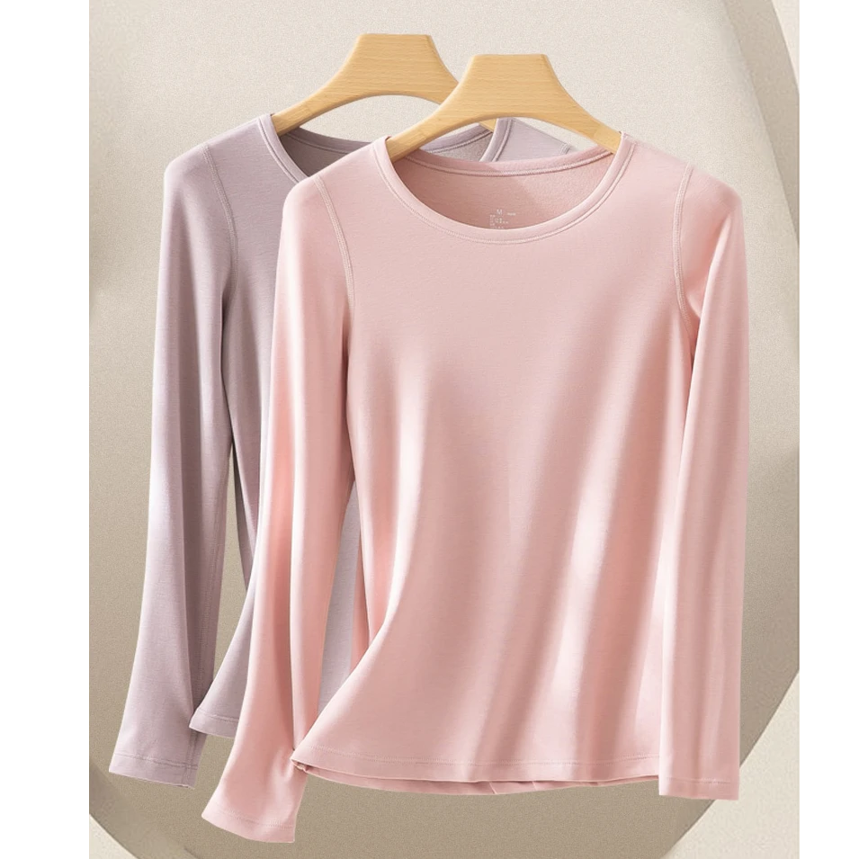 菲菲惊喜社  情侣款2805羊绒蚕丝莫代尔轻暖衣