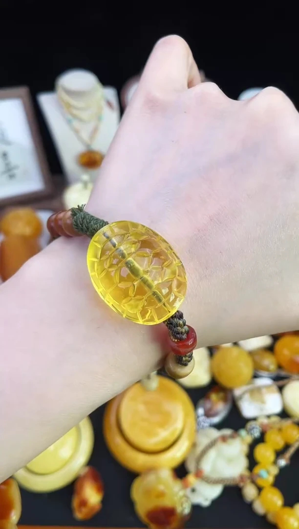 琥珀未镶嵌珠宝奇石柒月