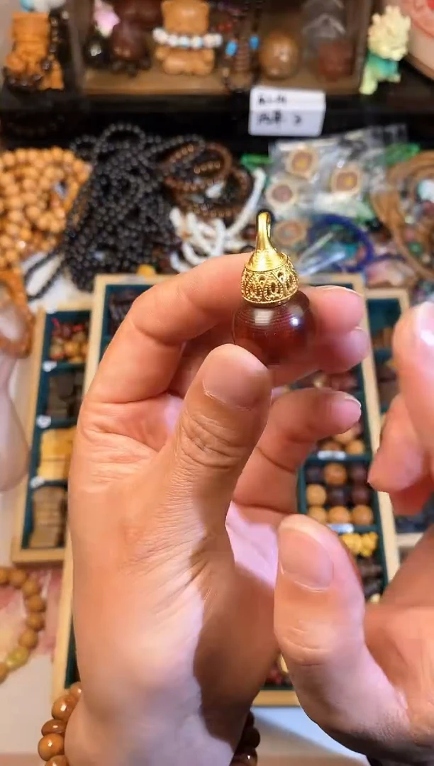 非洲檀香手串/手链紫檀大葫芦发1可打开
