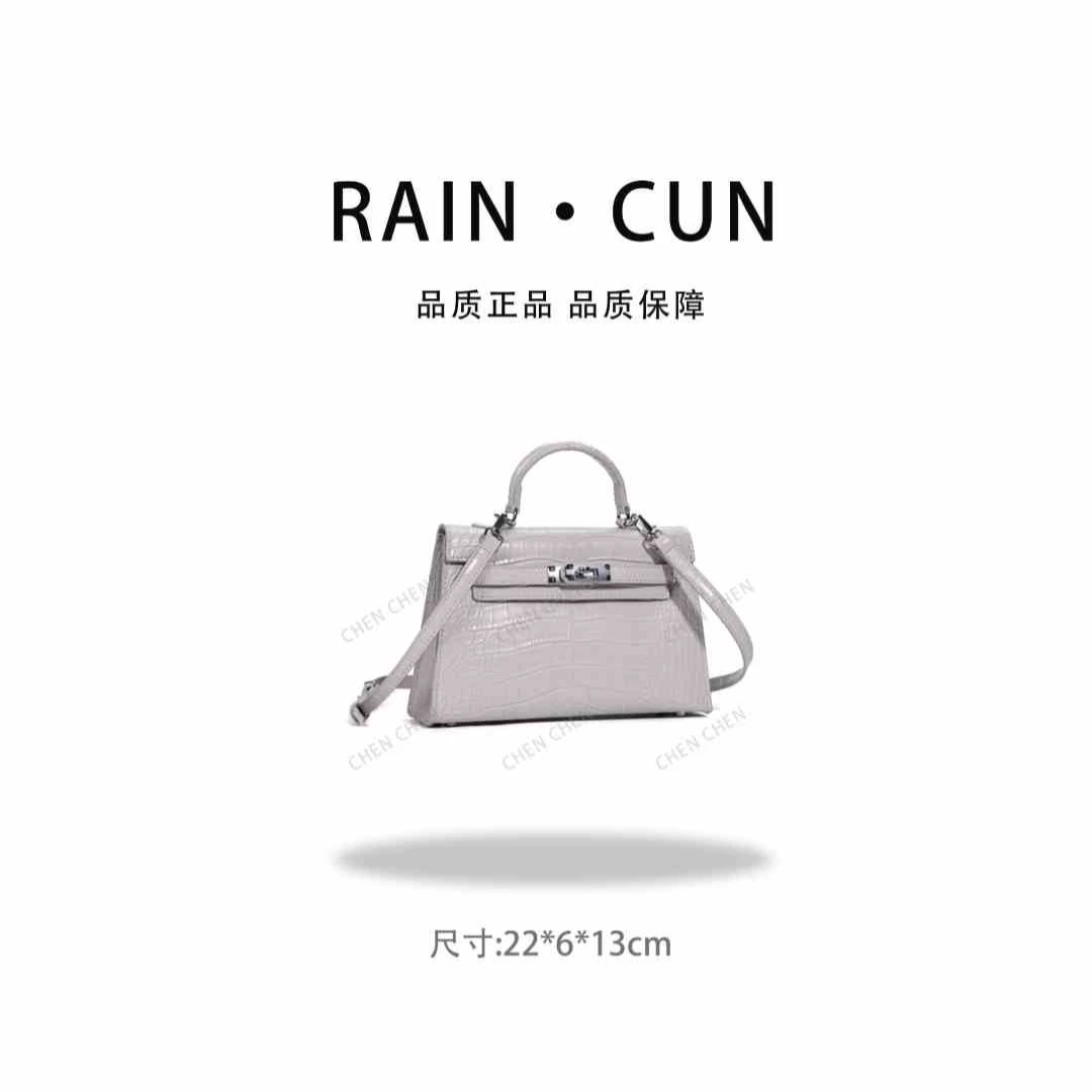 【YI CHEN】QYX-8822-灰色-高定轻奢时尚百搭潮流女士包包