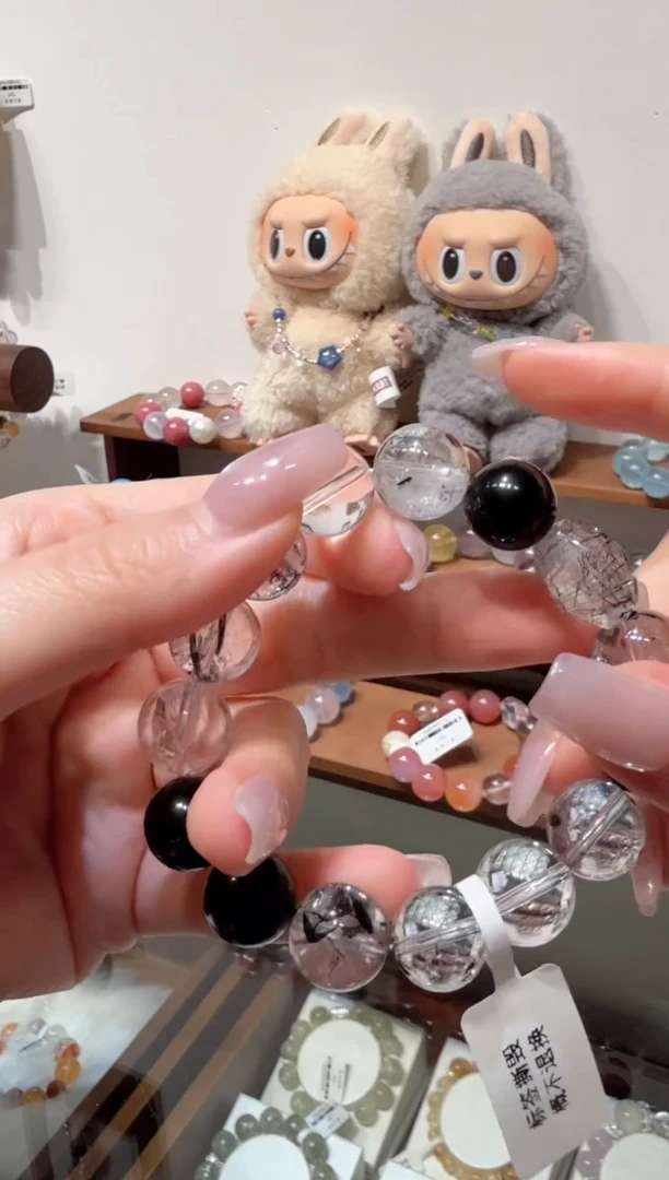 水晶手串未镶嵌拍4单发一串 多样性发货