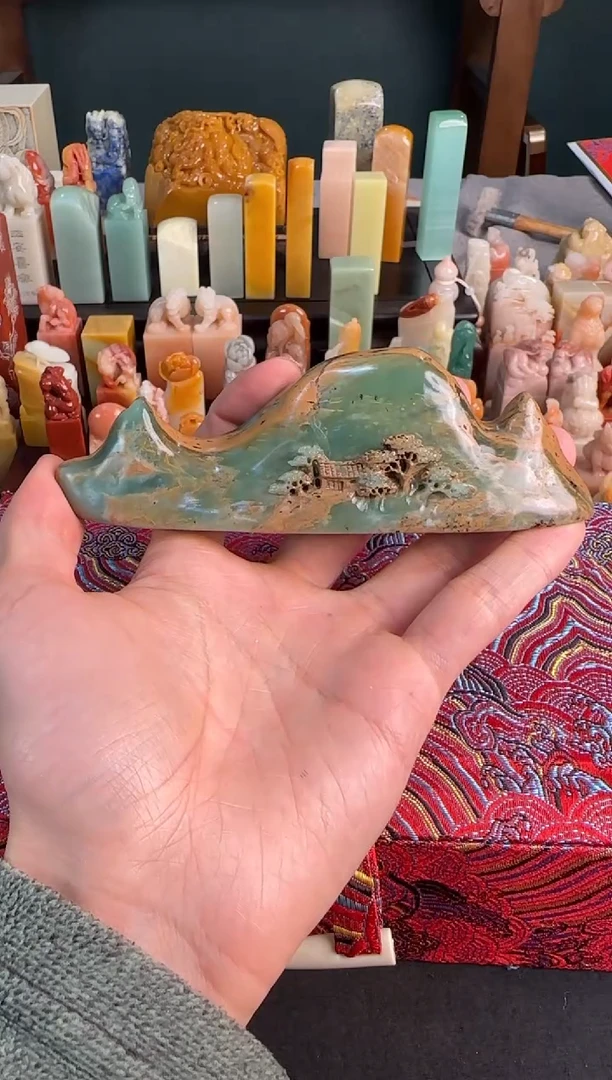 【闪购商品】青田石印石编号编号0108