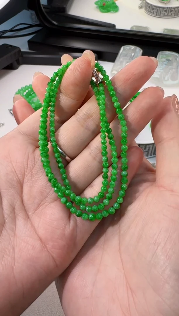 未镶嵌手串翡翠缅甸A货翡翠