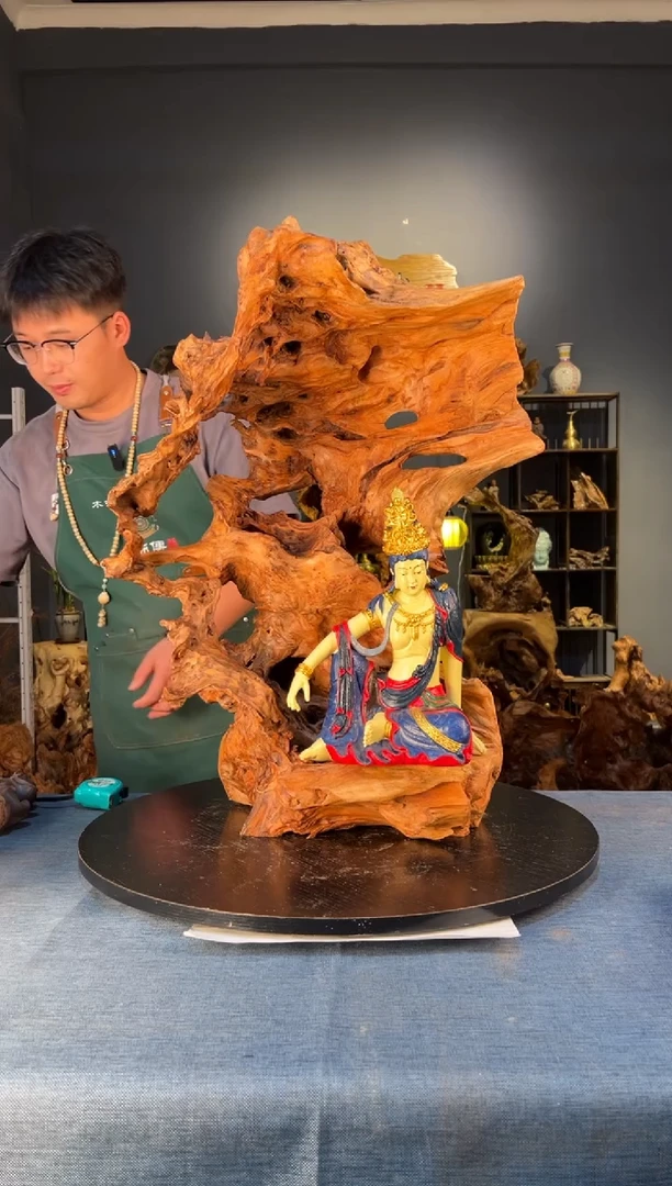 木卢师傅根艺作品（不包含人物摆件）