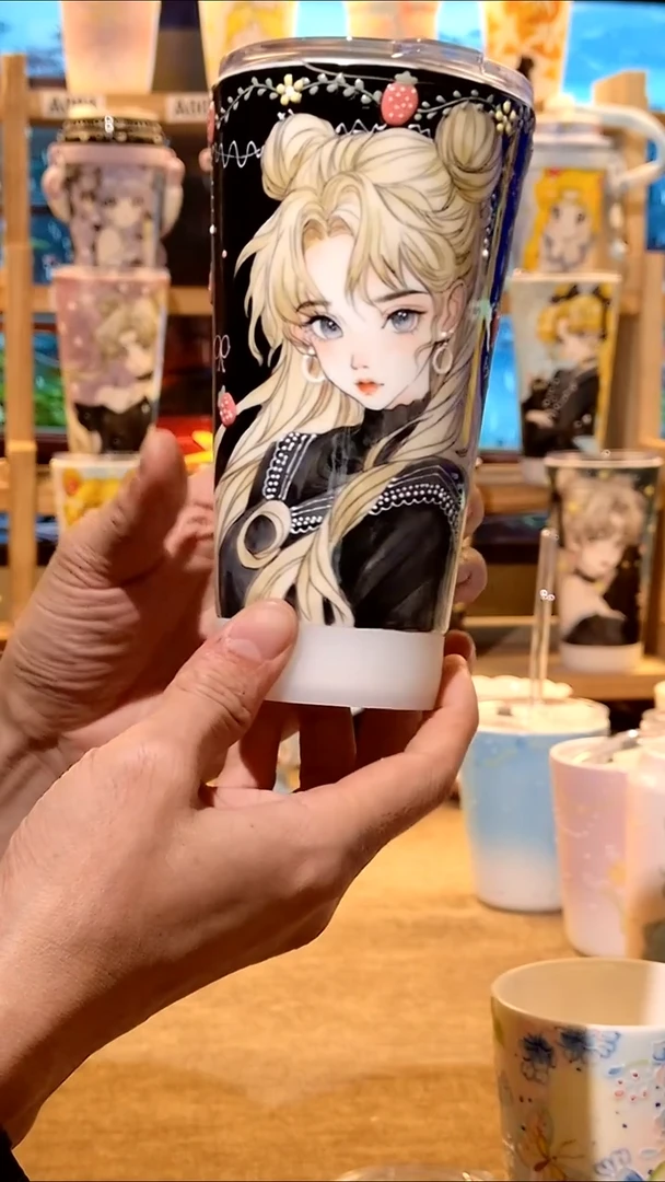 杯景德镇陶瓷手工手绘