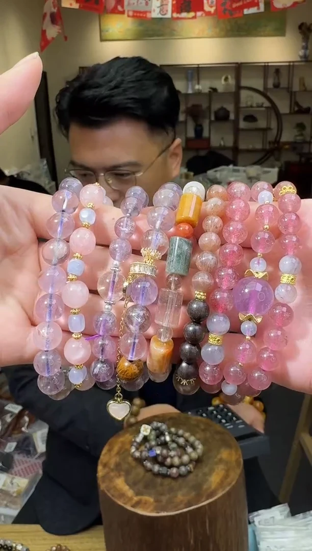 未镶嵌手链水晶多样性发一件 614