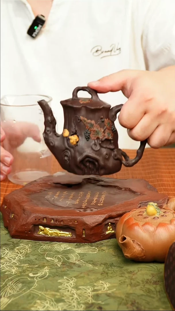 茶壶紫砂帅*杰松鼠壶高货顶顶顶顶顶