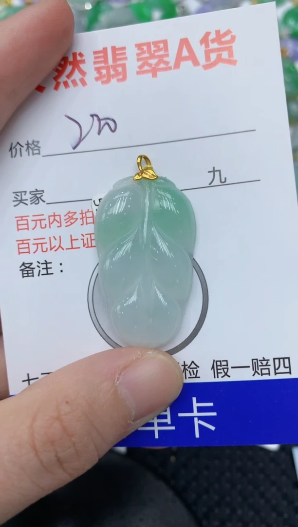 【闪购商品】翡翠颈饰18K金镶嵌11111111111