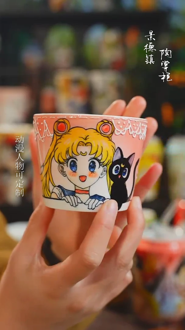 景德镇高温釉下彩纯手工手绘