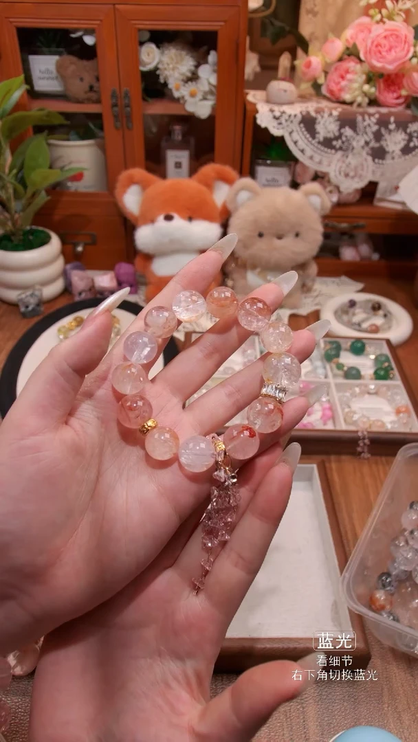 水晶手链未镶嵌锦鲤胶花017多样性发货 发其一
