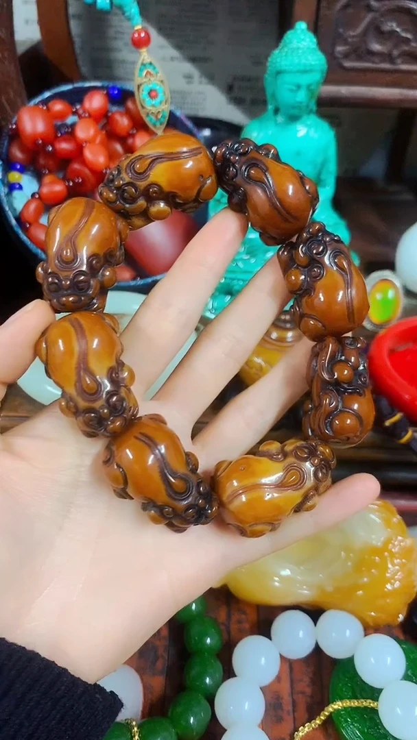 【闪购商品】蜜蜡手串未镶嵌主播推荐主播推荐