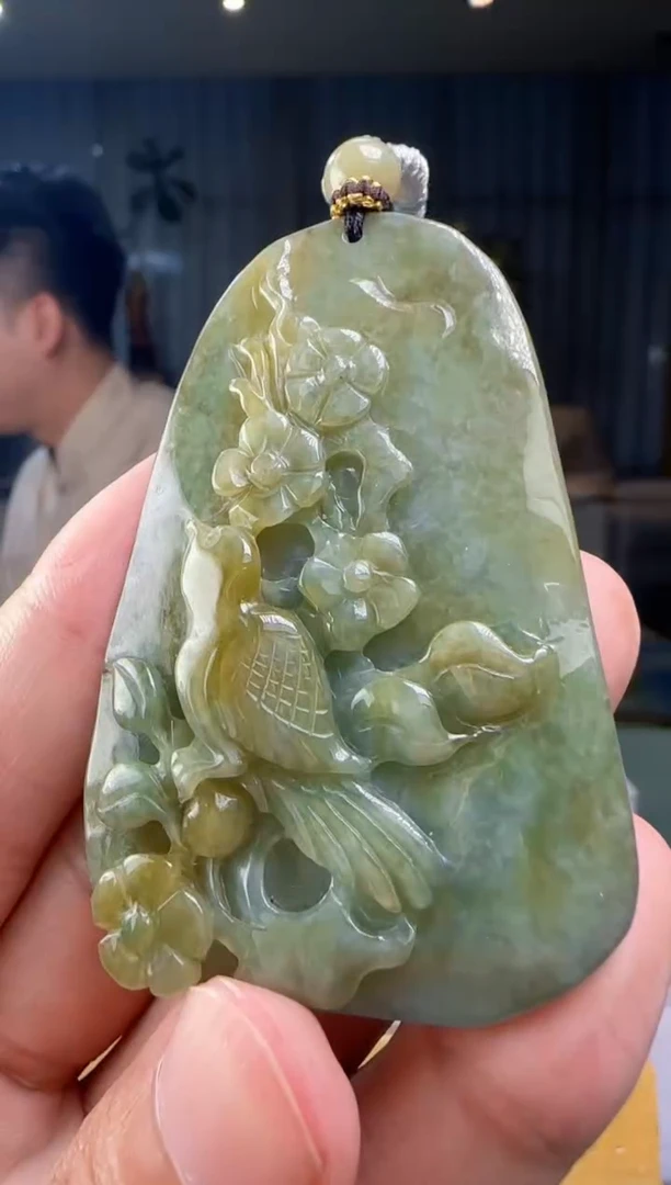吊坠(不含链)未镶嵌翡翠AR@@60B7J19363