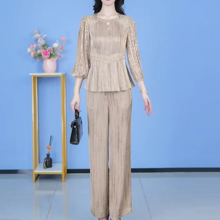 JX春季新款套装两件套时尚优雅减龄洋气套装气质