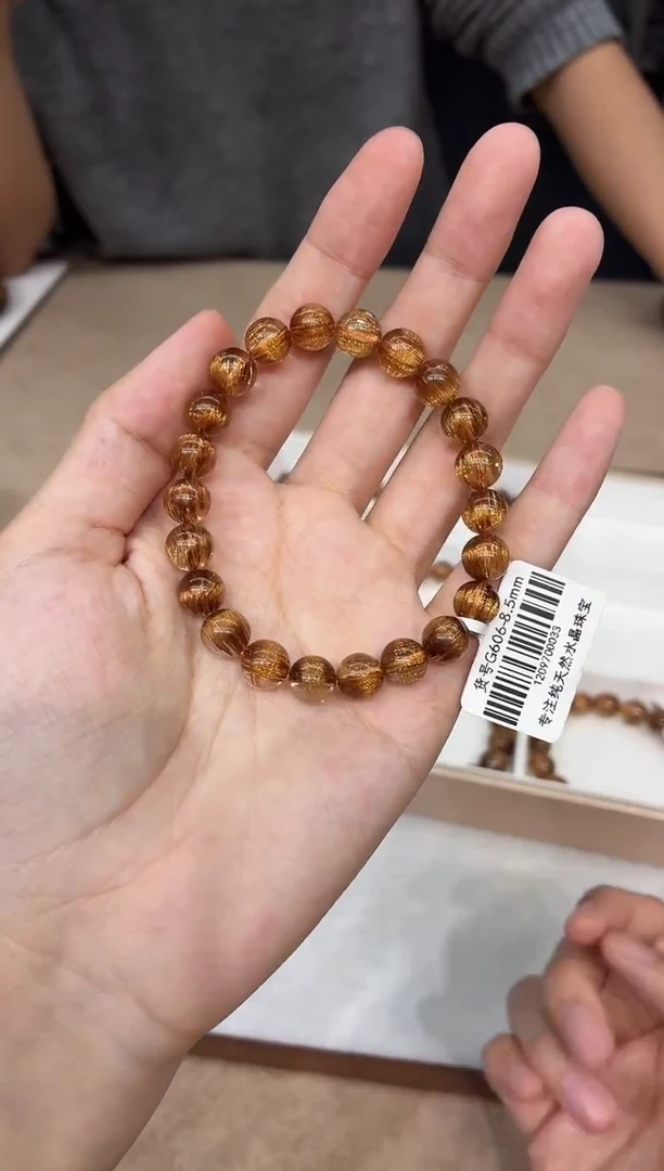 未镶嵌手串水晶铜顺发g606-8.5mm多样性发一