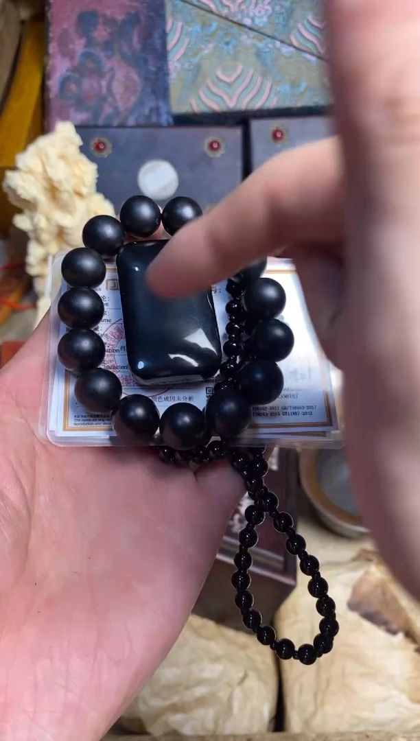 和田玉（墨玉）未镶嵌挂件主播推荐主播推荐