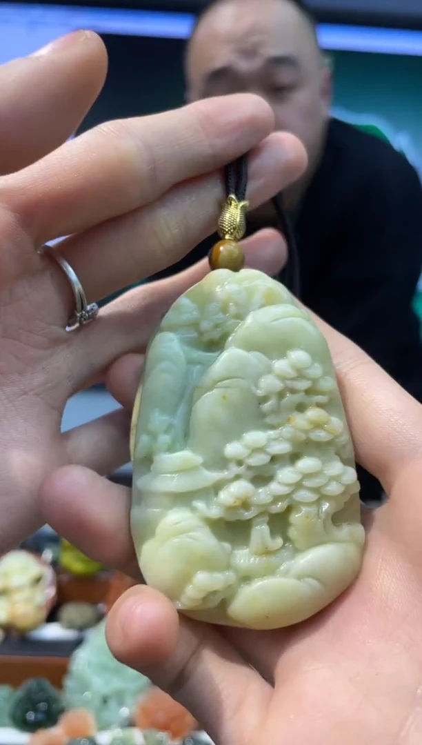 【闪购商品】岫玉吊坠未镶嵌·