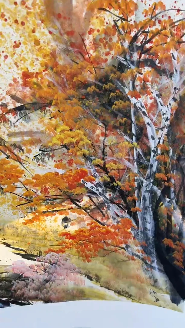 国画刘立荣亲笔绘画手绘作品D16