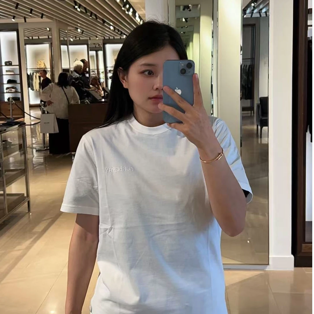 Burberry博柏利(香港发) 纯色短袖T恤 男款 8083940/BCJ