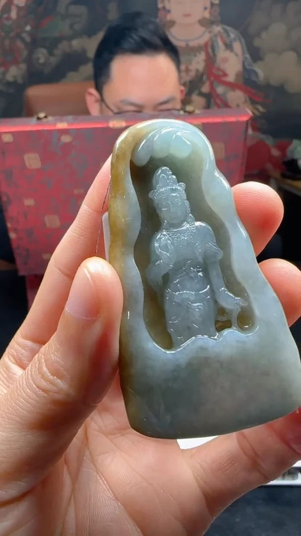 【闪购商品】定制翡翠未镶嵌L-@@QJXC11869
