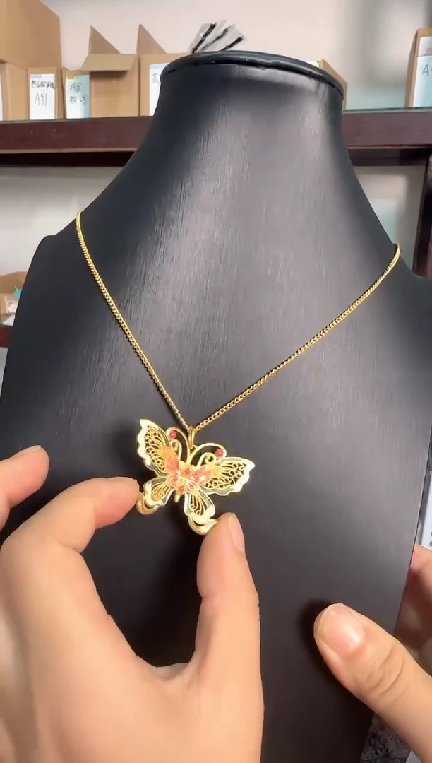 亚克力合金花岗石合金砂金色蝴蝶（非黄金）