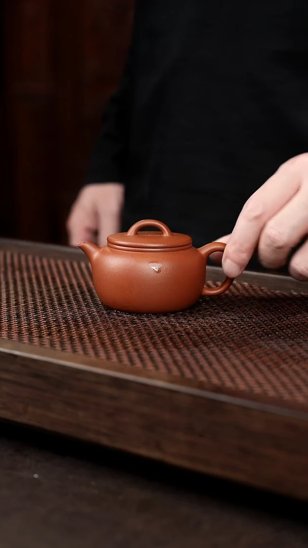 茶壶紫砂朱泥桥梁莲子