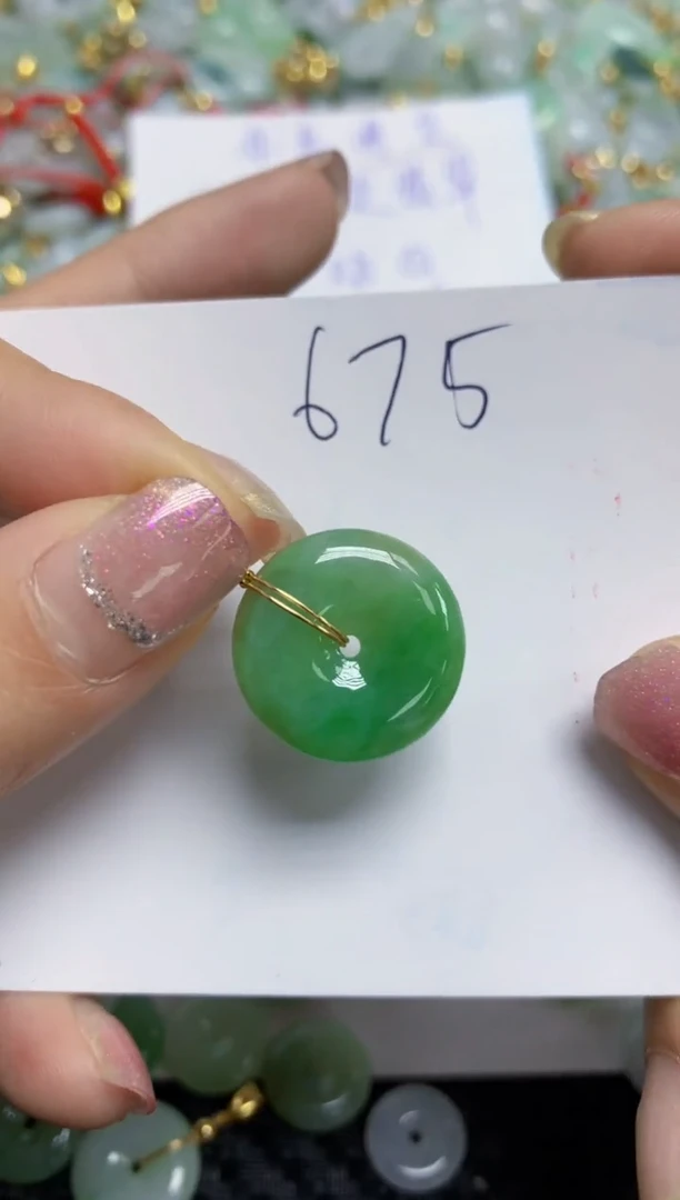 【闪购商品】翡翠颈饰合金天然A货翡翠