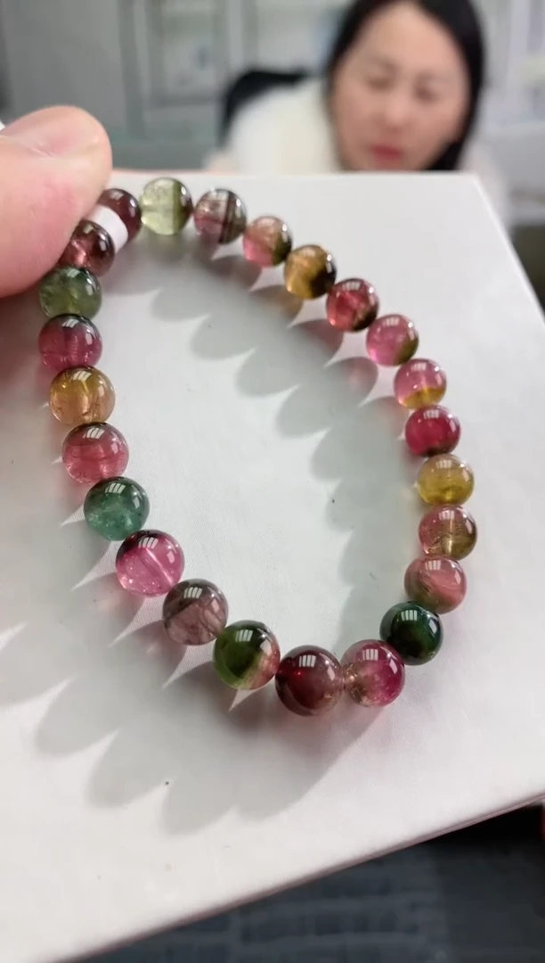 【闪购商品】碧玺手串未镶嵌多样性发一条