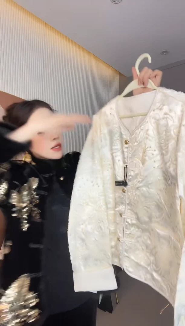 白色重工外套 M85-110