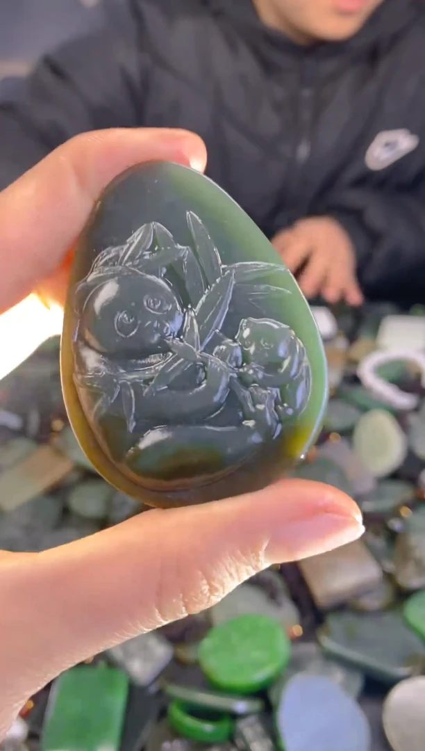未镶嵌和田玉珠宝半成品1