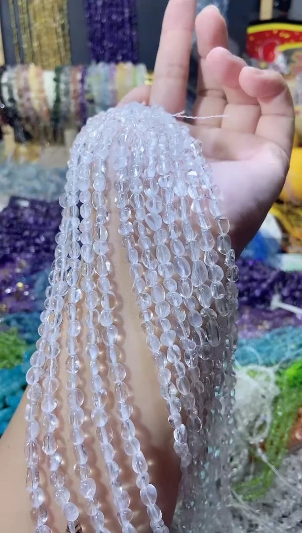 未镶嵌珠宝半成品水晶随行小白水晶