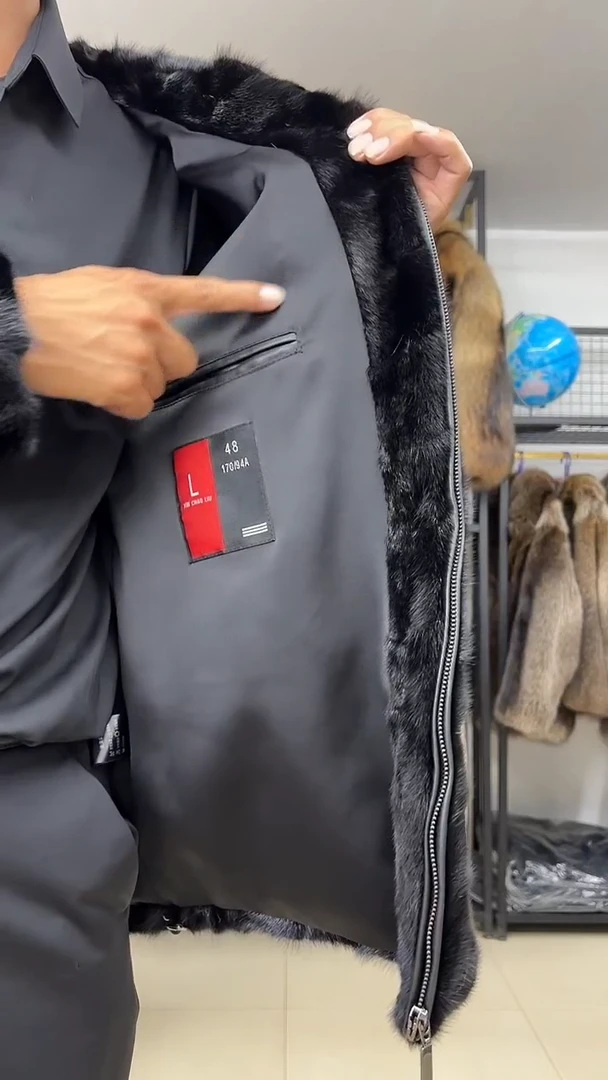 男款貂毛秋冬保暖